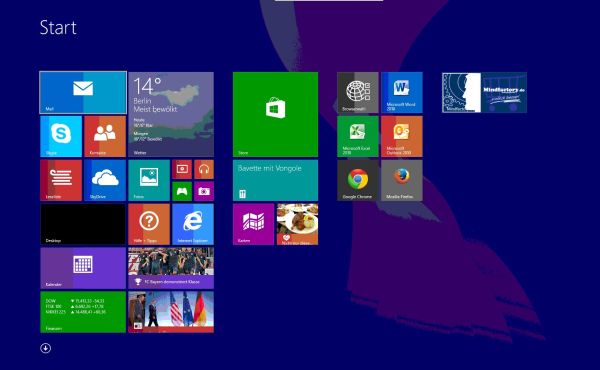 Mindfactory als Kachel bei Windows 8 und Windows 8.1