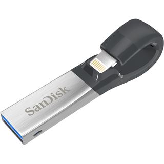 16 GB SanDisk iXpand silber USB 2.0 und Lightning
