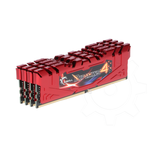360 - 32GB G.Skill RipJaws 4 rot DDR4-2666 DIMM CL15 Quad Kit