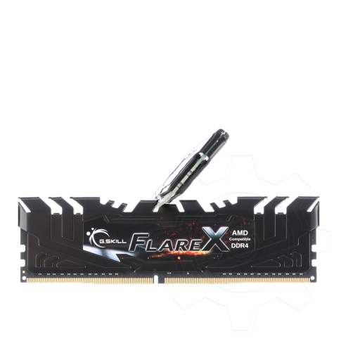 360 - 16GB G.Skill Flare X für AMD schwarz DDR4-3200 DIMM CL14 Dual Kit